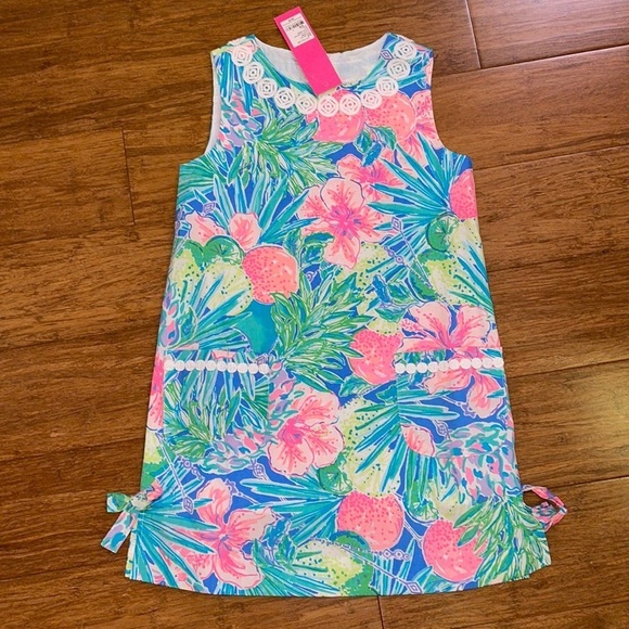 Lilly Pulitzer Other - Lilly Pulitzer girls little Lilly classic shift dress Multi Swizzle sizes 7& 10